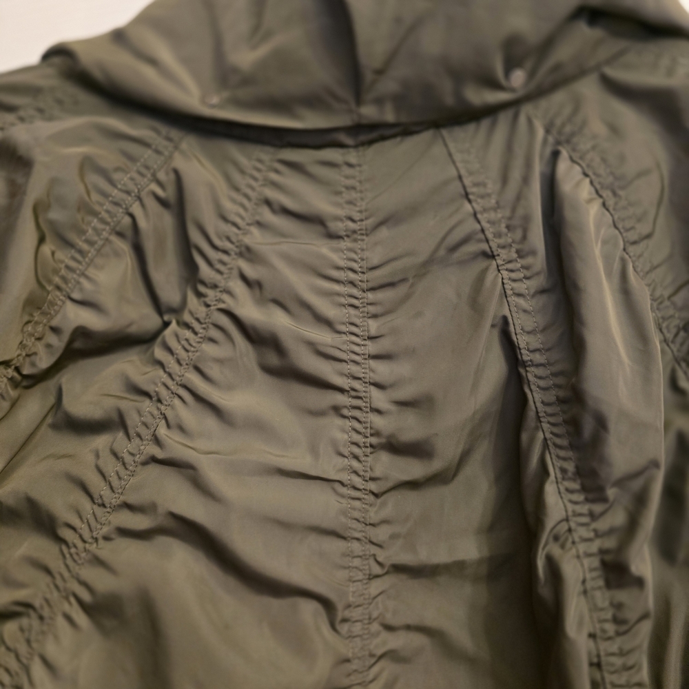 Athleta Womens Olive Windbraker Lightweight Jacket With Hood - Picture 5 of 7